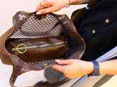 کیف توری طرح سبدی دوبل